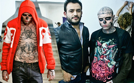 Zombie Boy na pokazie Rodrigo De La Garza