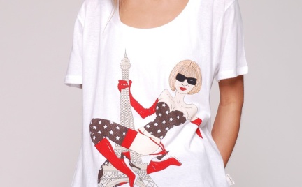 T-shirt z podobizną Anny Wintour