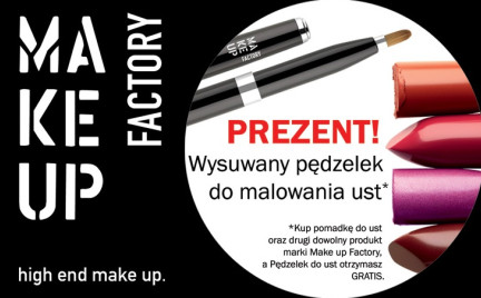 Promocja: Pędzelek do ust Make Up Factory w prezencie