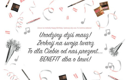 Promocja: Benefit na Twoje urodziny (całkiem za darmo)