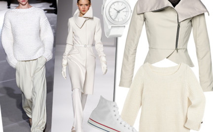 Moda z wybiegów: biel