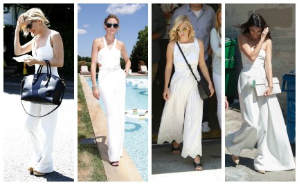 Trend na teraz: biały kombinezon