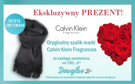 Promocja: ekskluzywny szalik Calvin Klein gratis