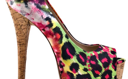 Czółenka peep toe na platformie Chinese Laundry