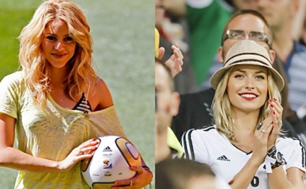 Pojedynek złotowłosych dziewczyn piłkarzy: Shakira czy Lena Gercke