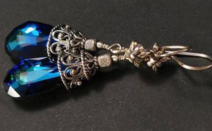 Kolczyki Bermuda Blue