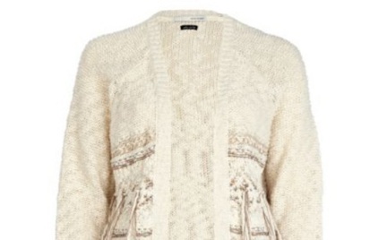 Sweter z frędzlami w stylu Isabel Marant