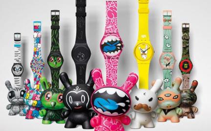 Zapoluj na Kidrobot w zegarkach Swatch