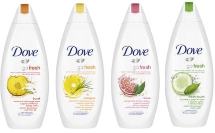 Żele pod prysznic Dove Go Fresh