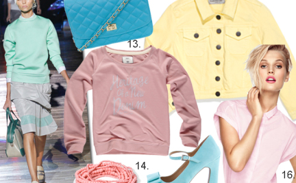 Moda z wybiegów: pastele
