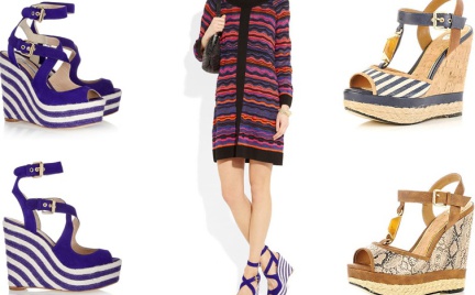 Drożej taniej: koturny Brian Atwood i River Island